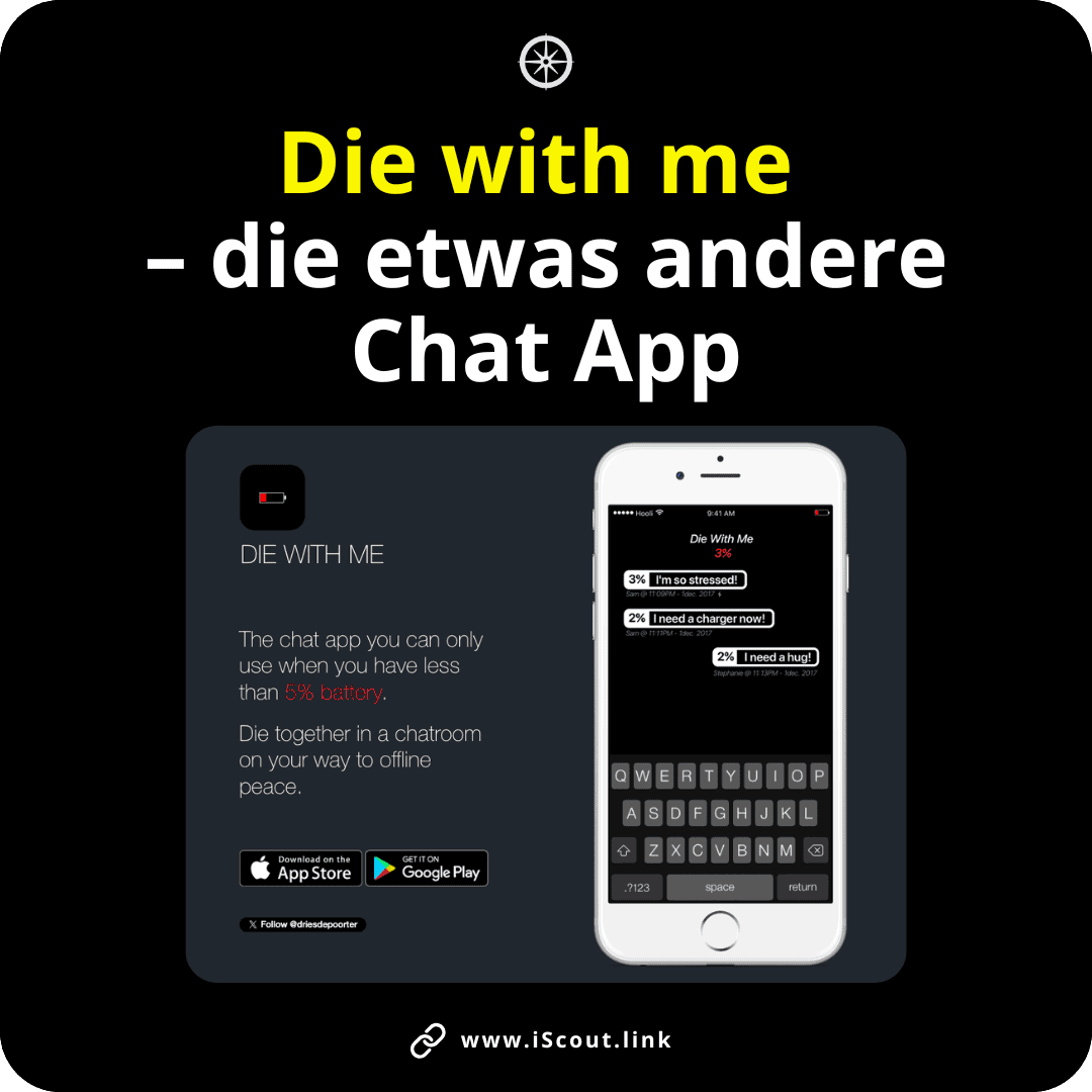 Die with me – die etwas andere Chat App