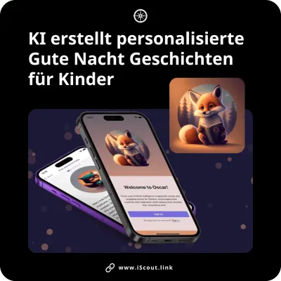 KI erstellt personalisierte Gute Nacht Geschichten für Kinder