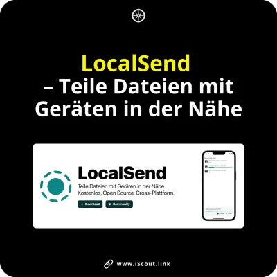 Wie funktioniert das Teilen von Dateien mit LocalSend?