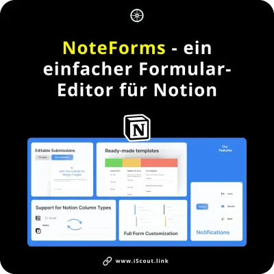 NoteForms - ein einfach zu benutzender Formular-Editor für Notion
